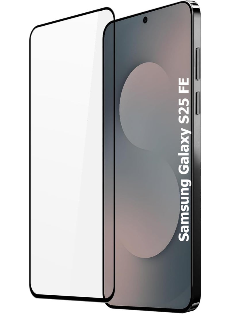 Glass for Samsung Galaxy S25 FE Screen Protector Tempered Glass Full Glue Edge-to-Edge Protector Easy Installation for Samsung Galaxy S25 FE - Image 1